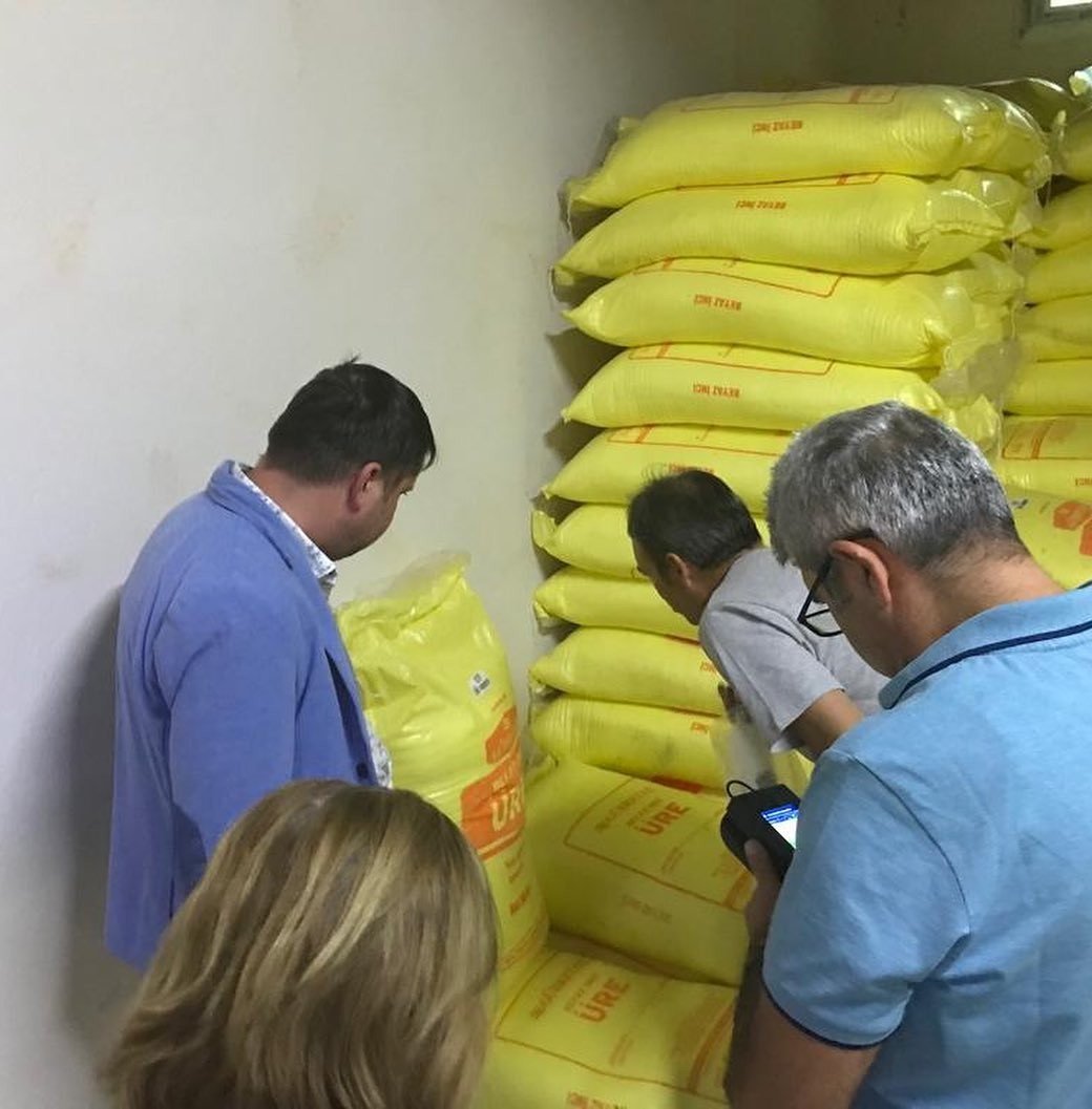 Kimyasal gübre bayilerinde denetim yapıldı