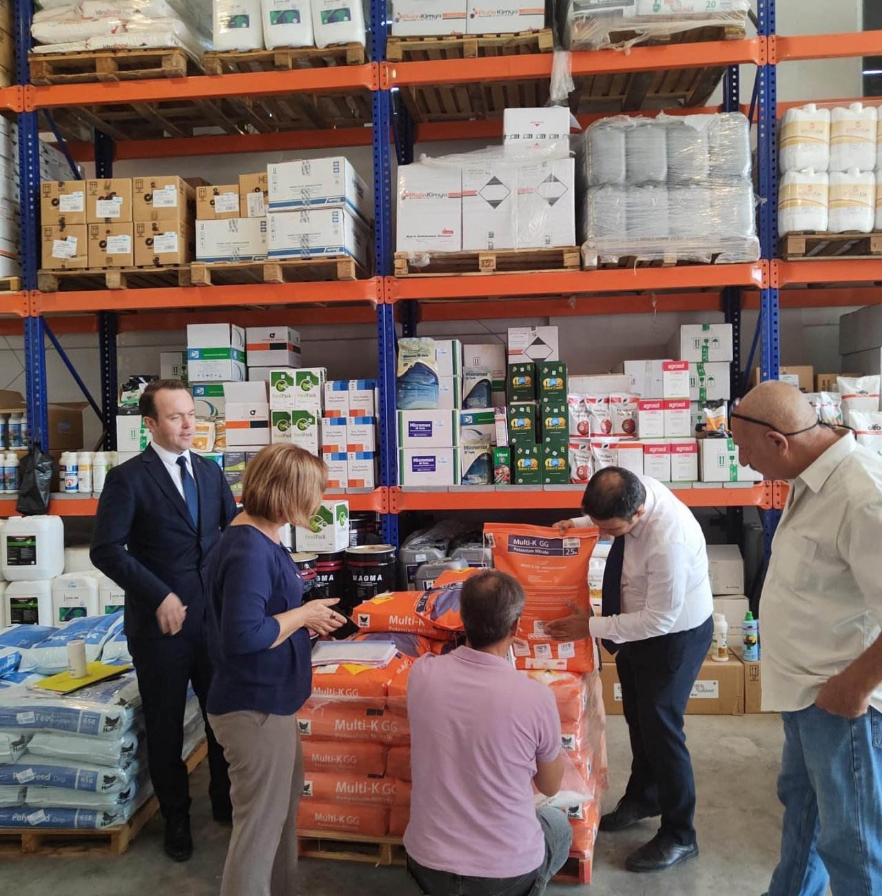 Kimyasal gübre bayilerinde denetim yapıldı