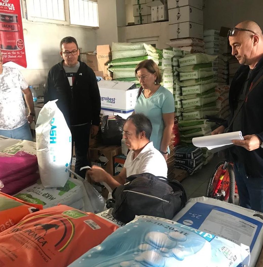 Kimyasal gübre bayilerinde denetim yapıldı