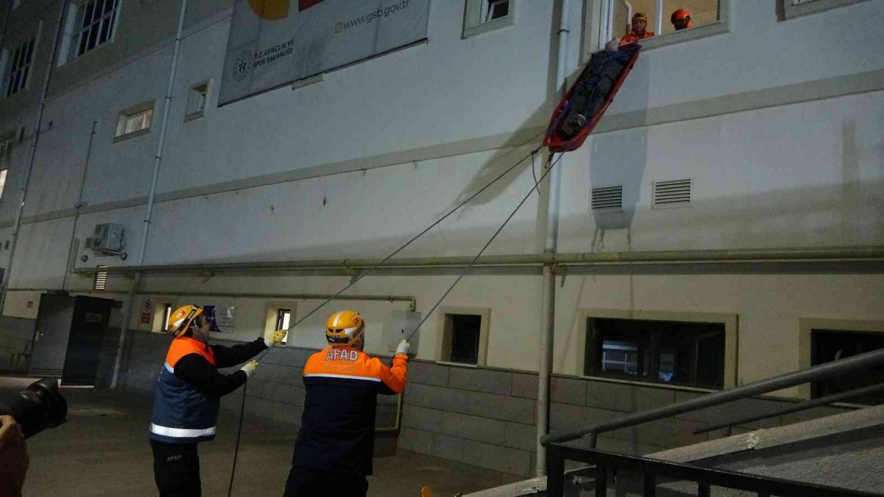 Muğla’da KYK yurtlarında deprem tatbikatı düzenlendi