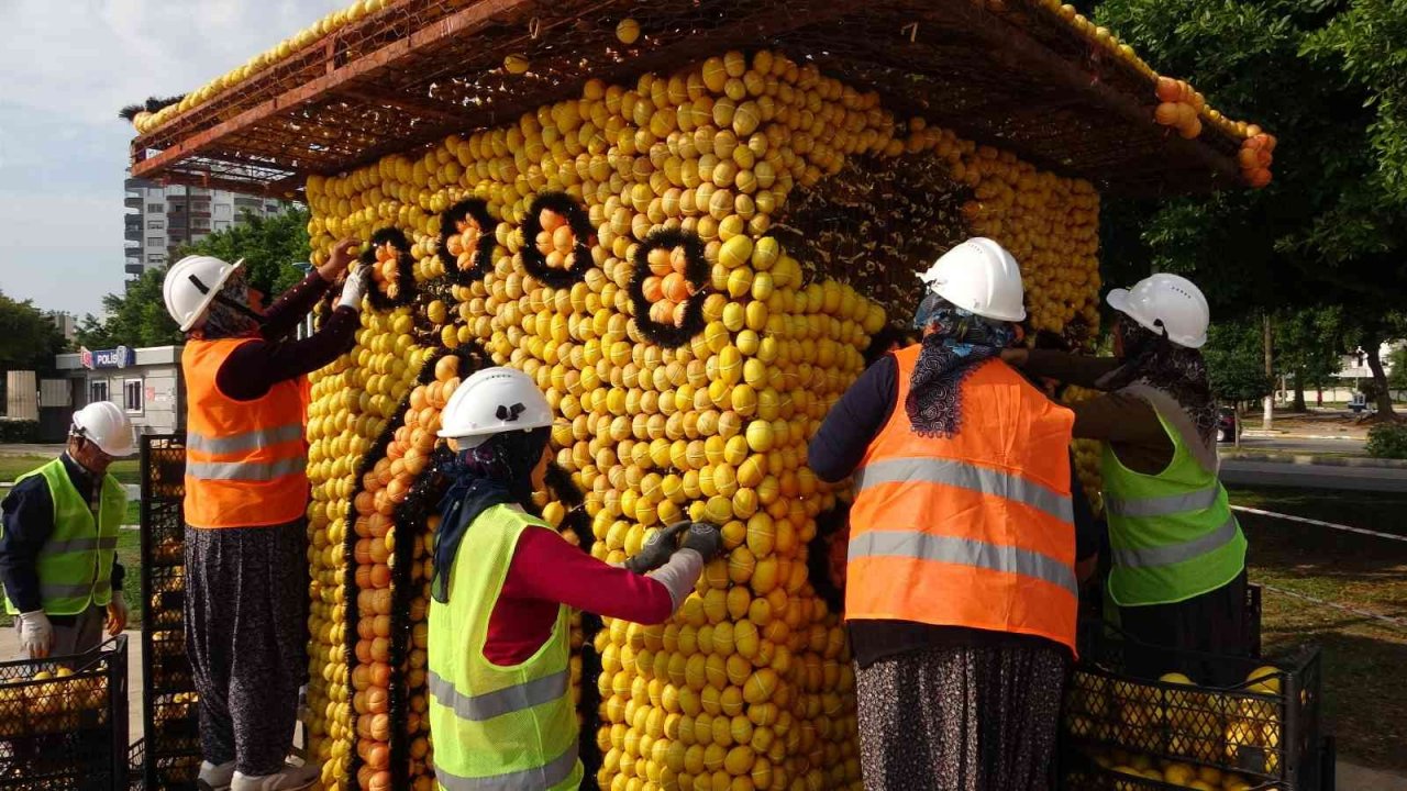 Mersin Uluslararası Narenciye Festivali’nde son hazırlıklar yapılıyor