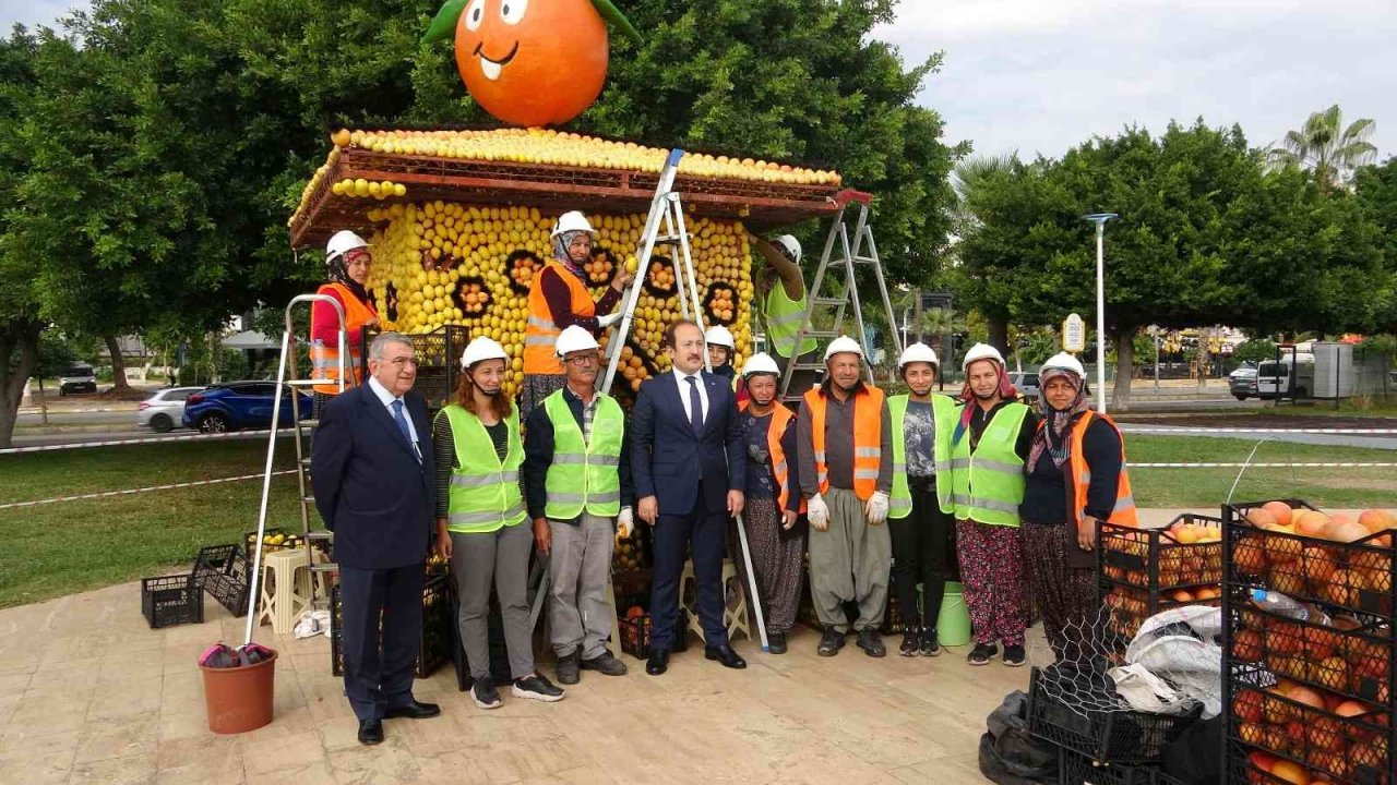 Mersin Uluslararası Narenciye Festivali’nde son hazırlıklar yapılıyor