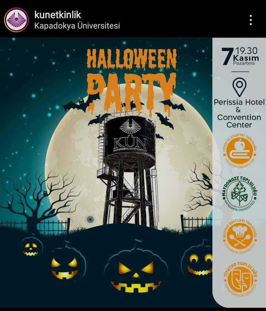 Üniversitede ’Cadılar Bayramı’ partisinde kavga