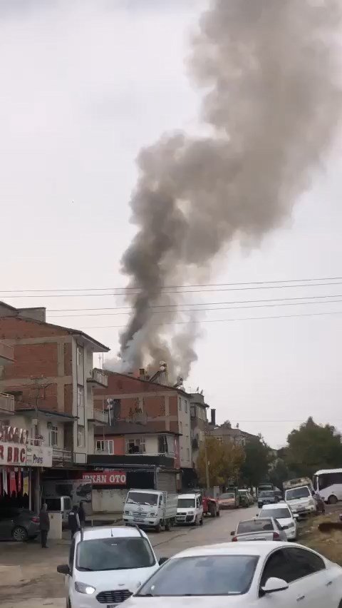 Elazığ’da çatı yangını korkuttu