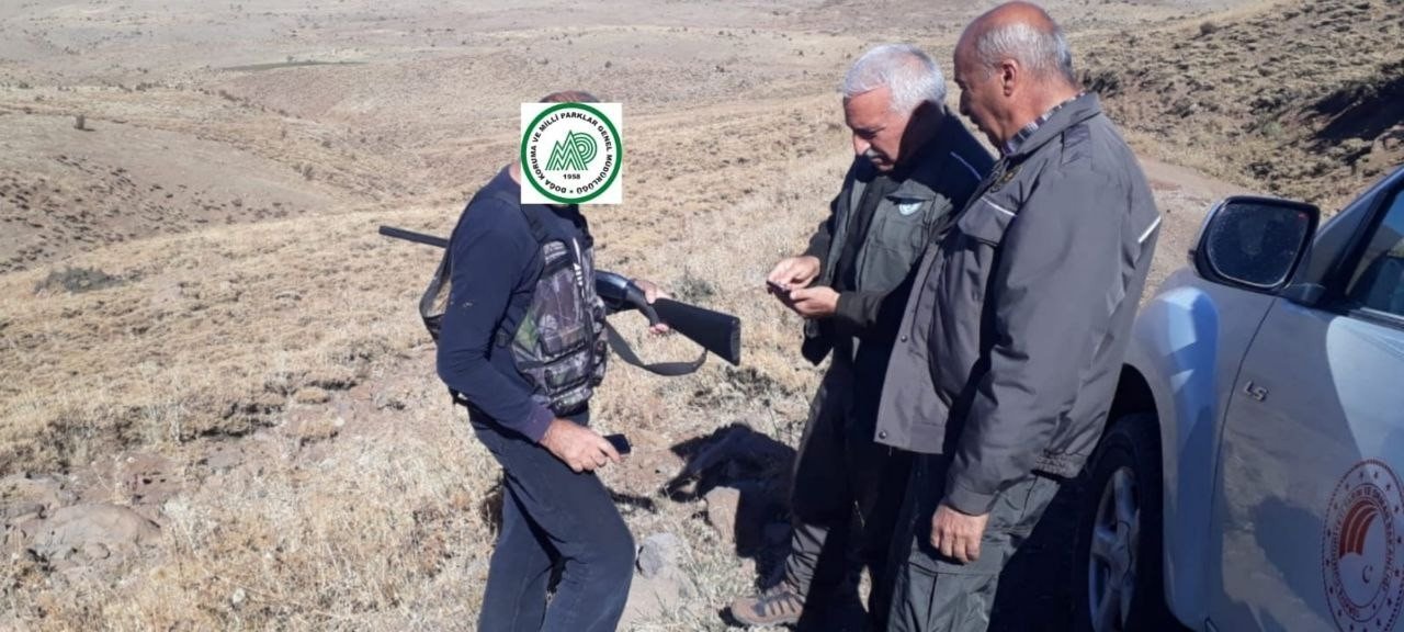 Yasadışı avcılık yapan 3 şahsa ceza