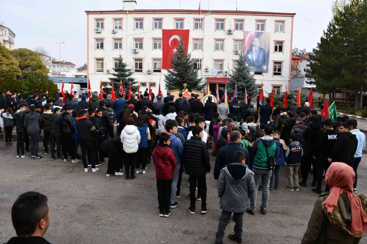 Atatürk, Tomarza’da Anıldı