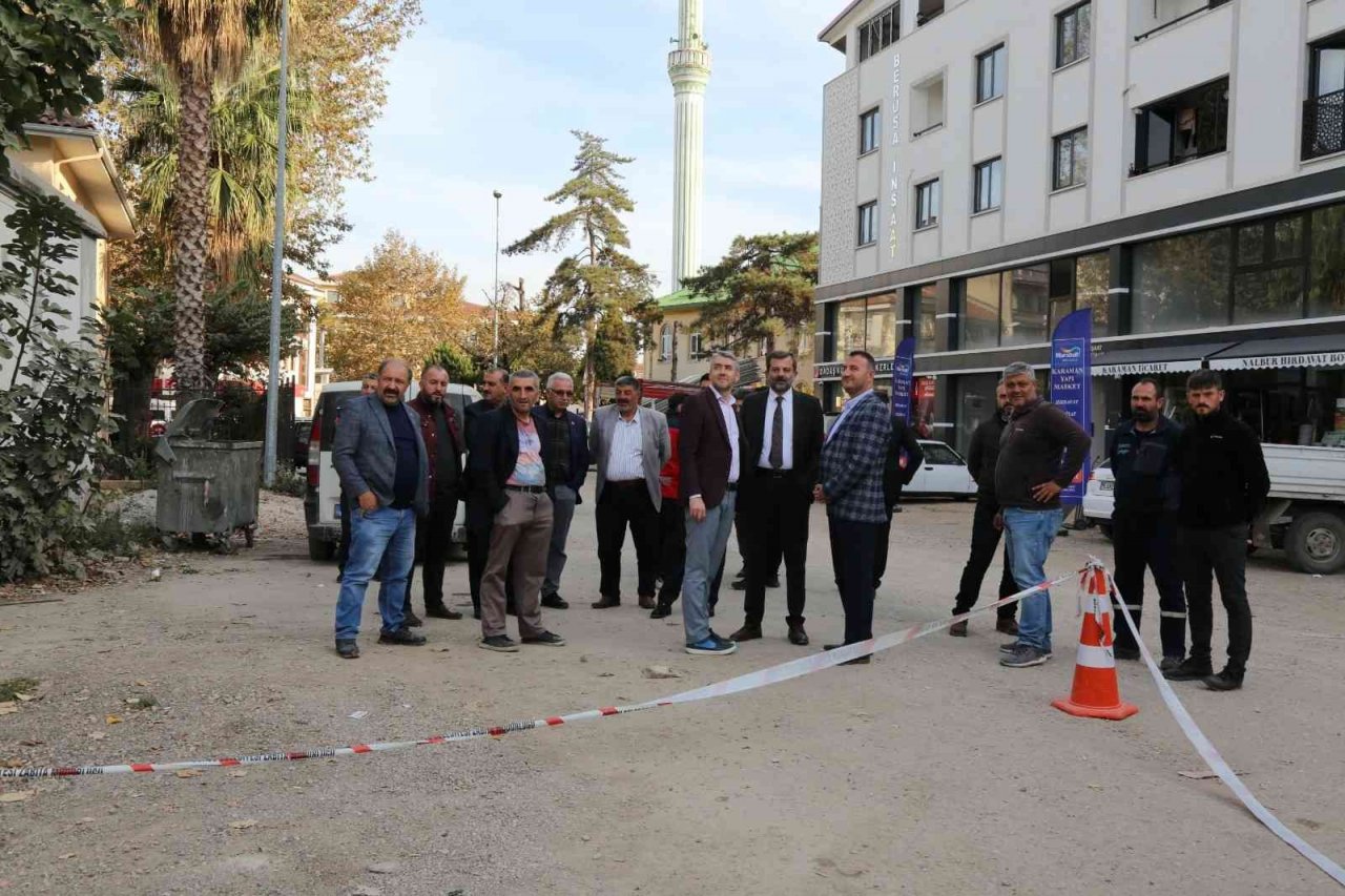 Gürsu’nun simgesi olacak yeni Kent Meydanı oluşuyor