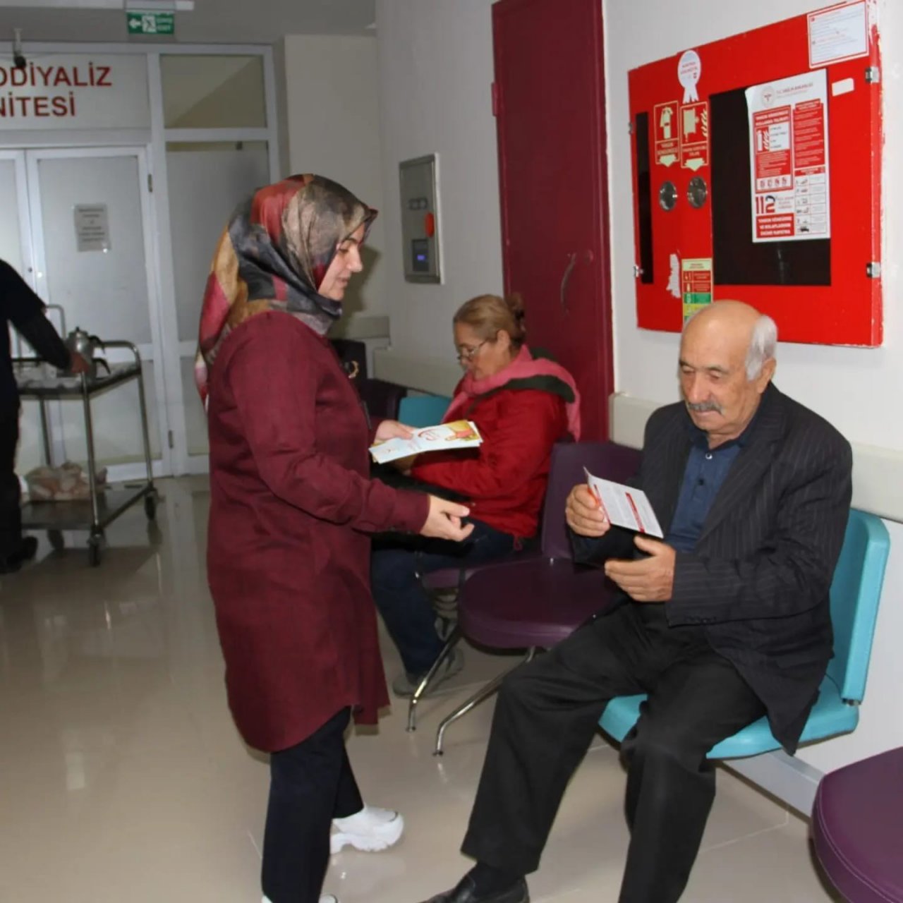 Hastanede organ bağış standı kuruldu