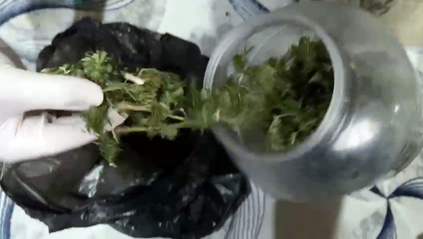 Hatay’da 1 kilo 300 gram esrar ele geçirildi