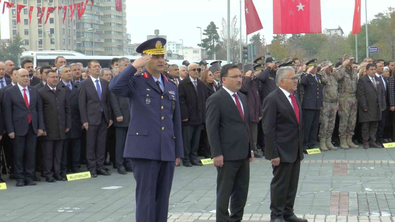 Kayseri’de 10 Kasım töreni düzenlendi