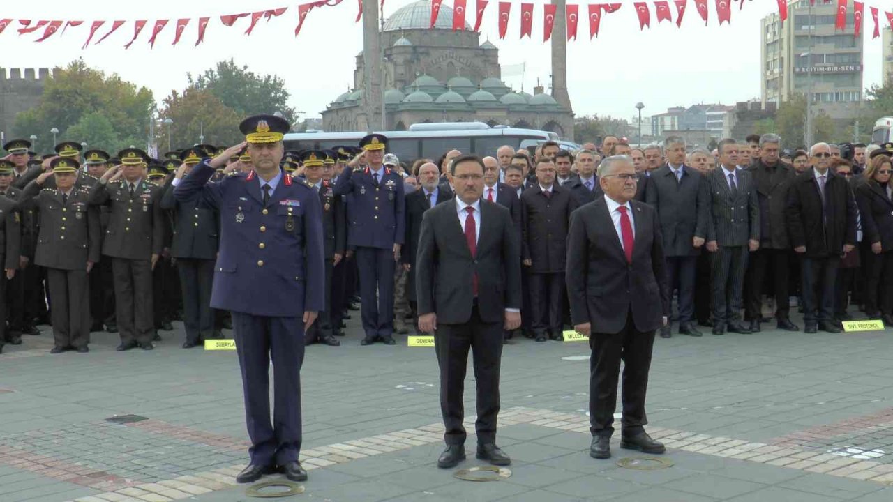 Kayseri’de 10 Kasım töreni düzenlendi