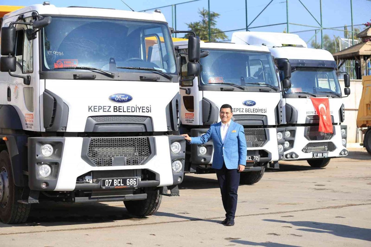 Kepez Belediyesi araç filosunu güçlendirdi