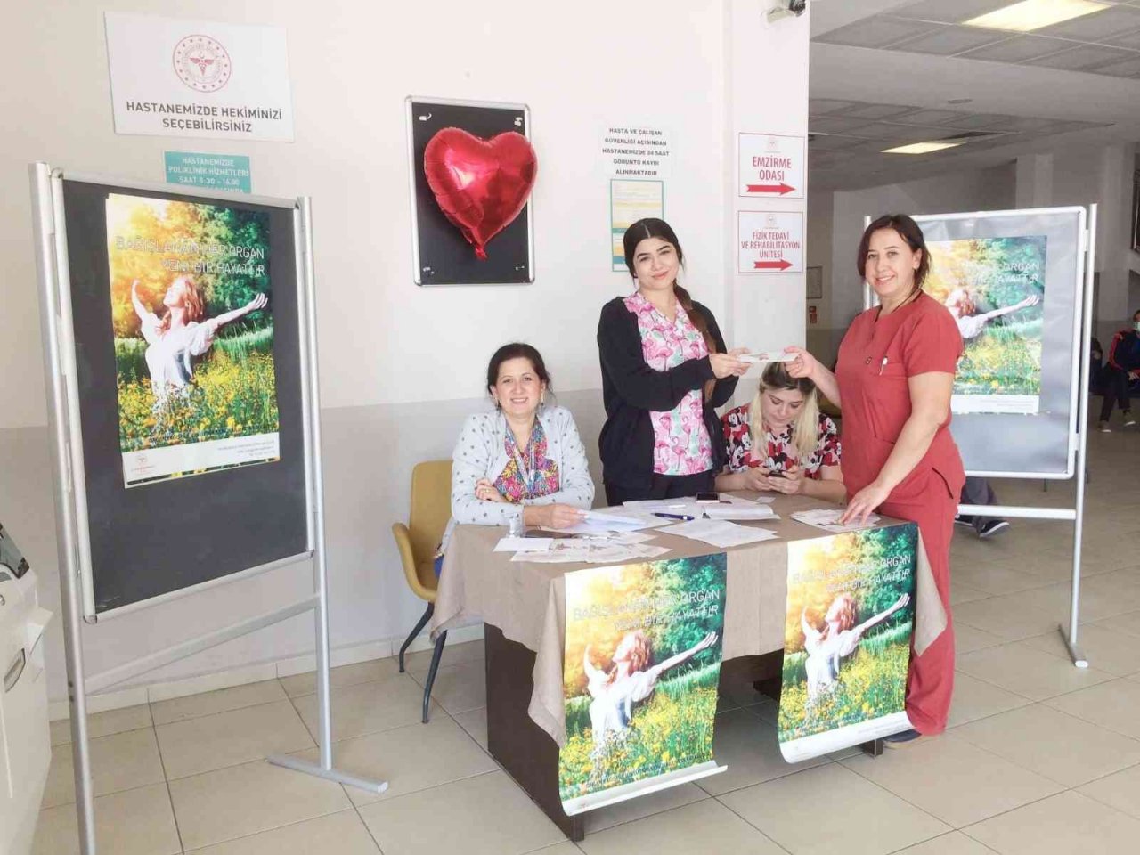 Muğla’da organ bağışı için stant kuruldu