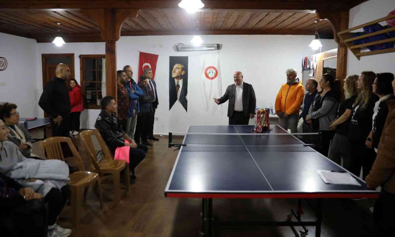 Menteşe’de’ Ataya Saygı’ masa tenisi turnuvası