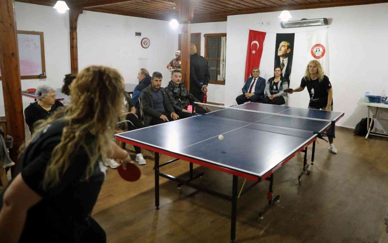 Menteşe’de’ Ataya Saygı’ masa tenisi turnuvası
