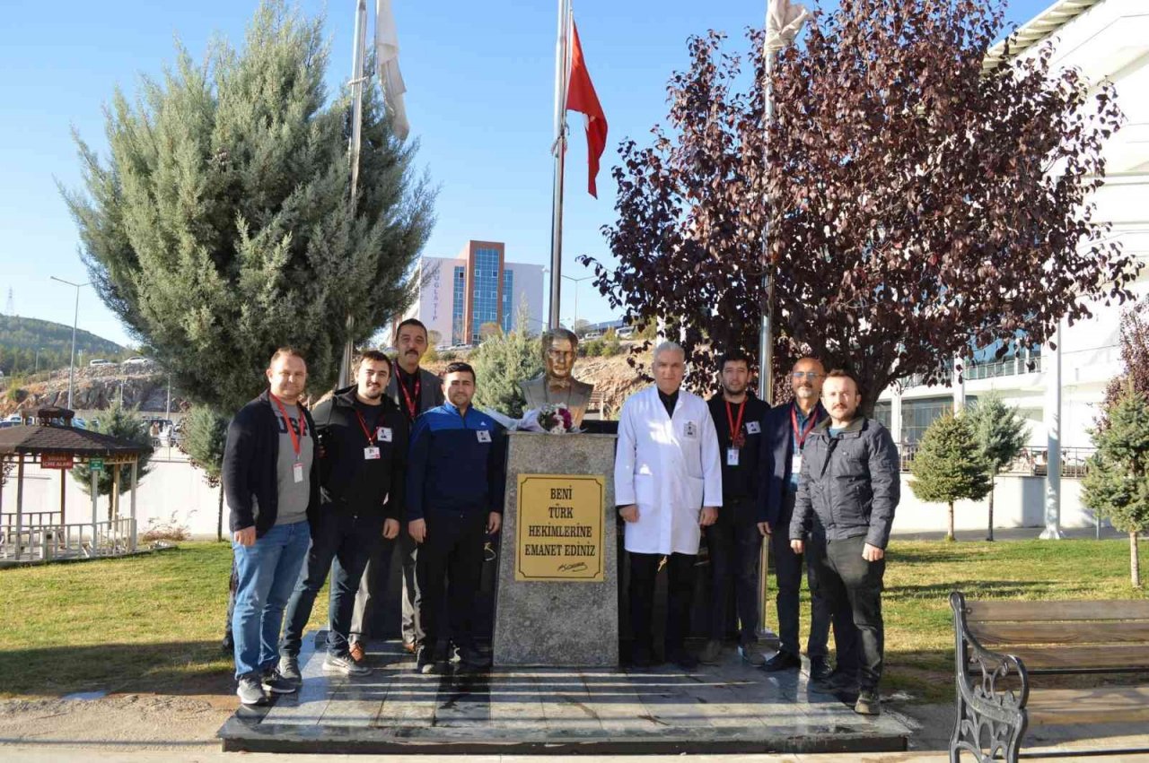 Muğla Eğitim ve Araştırma Hastanesi’nde 10 Kasım Atatürk’ü anma töreni gerçekleştirildi