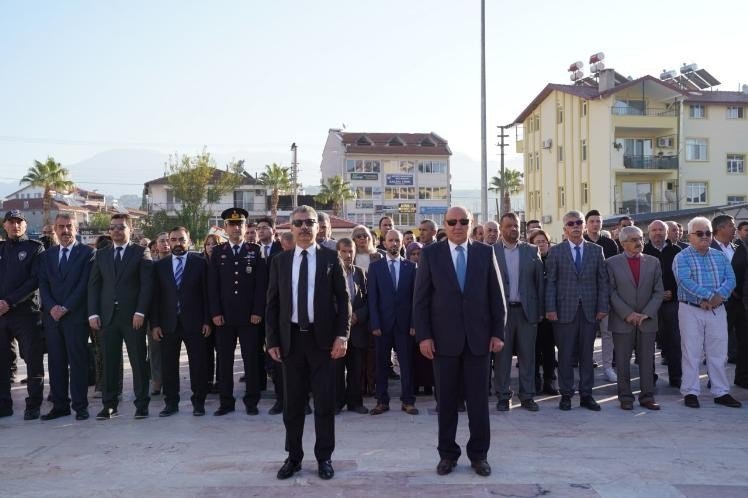 Fethiye ve Seydikemer’de 10 Kasım törenleri yapıldı