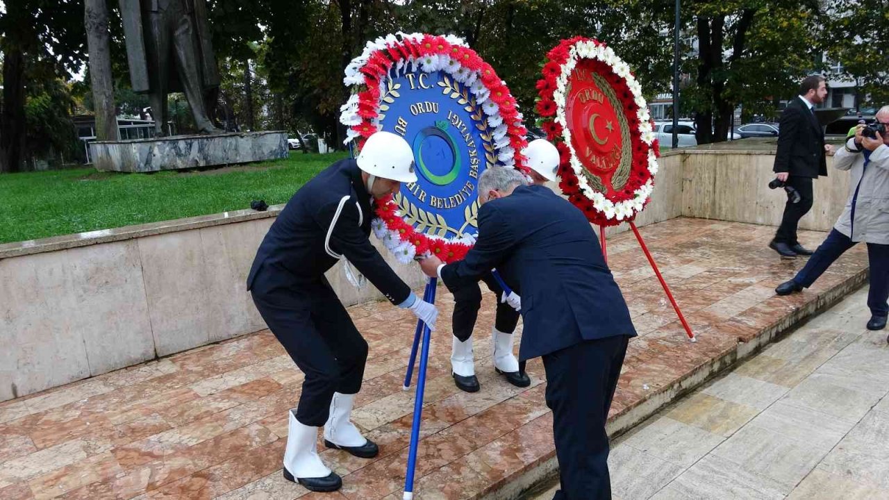 Ordu’da 10 Kasım törenleri