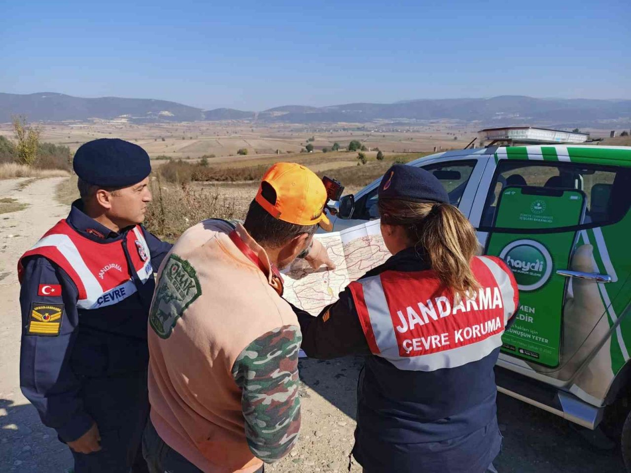 Bilecik’te jandarmadan avcılara denetim