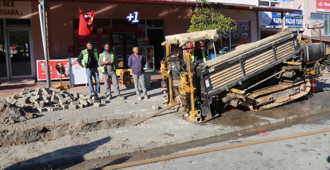 Çameli’nde doğalgaz çalışmaları başladı