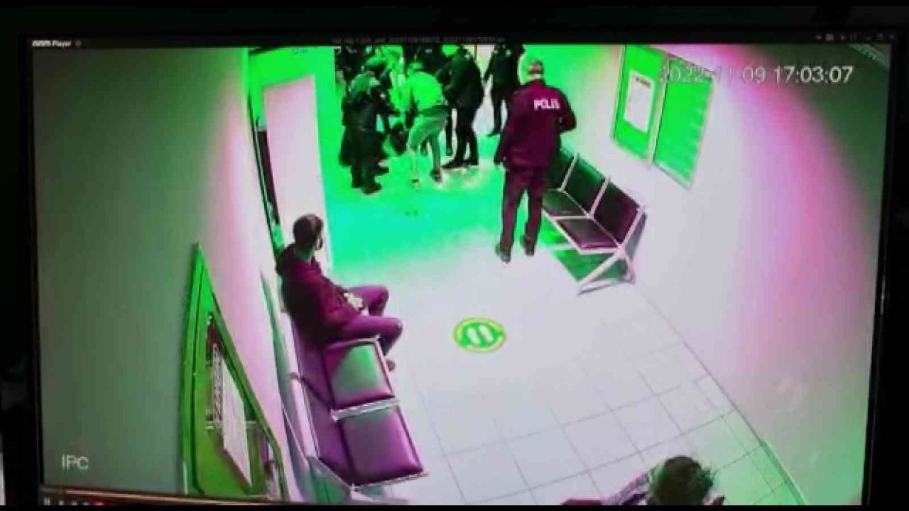 Emre Aşık’ın eski eşi Yağmur Sarnıç’ın Maltepe’de polis merkezini birbirine kattığı anlar kamerada