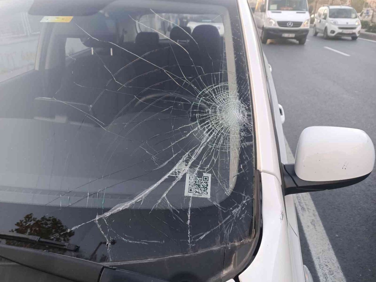 Okul çıkışında feci kaza kamerada