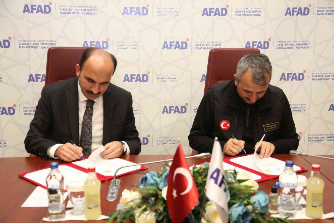 Konya Büyükşehir ve AFAD arasında Türkiye’ye örnek iş birliği