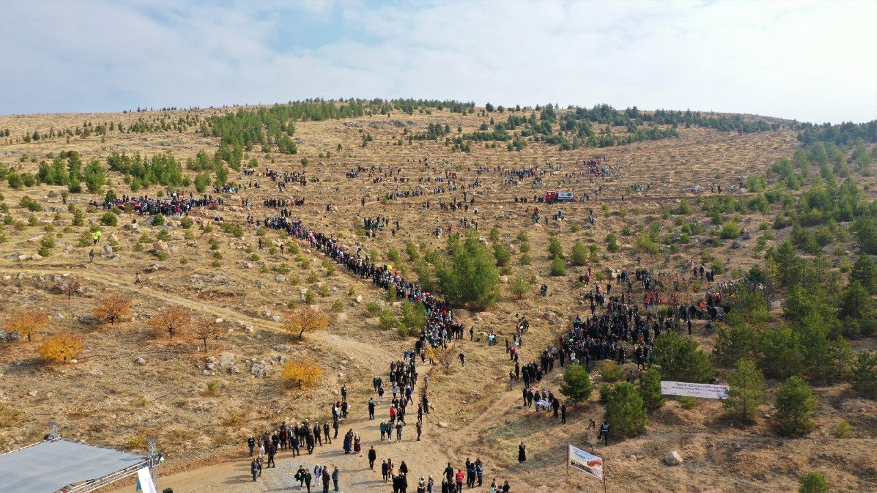 Malatya’da Türkiye Yüzyılına Nefes için fidan dikildi
