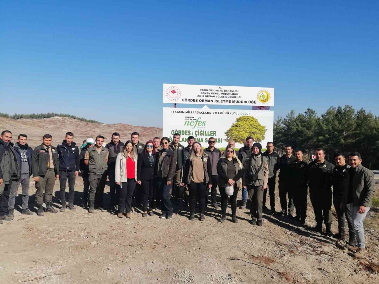 Gördes’te 5 bin fidan toprakla buluştu