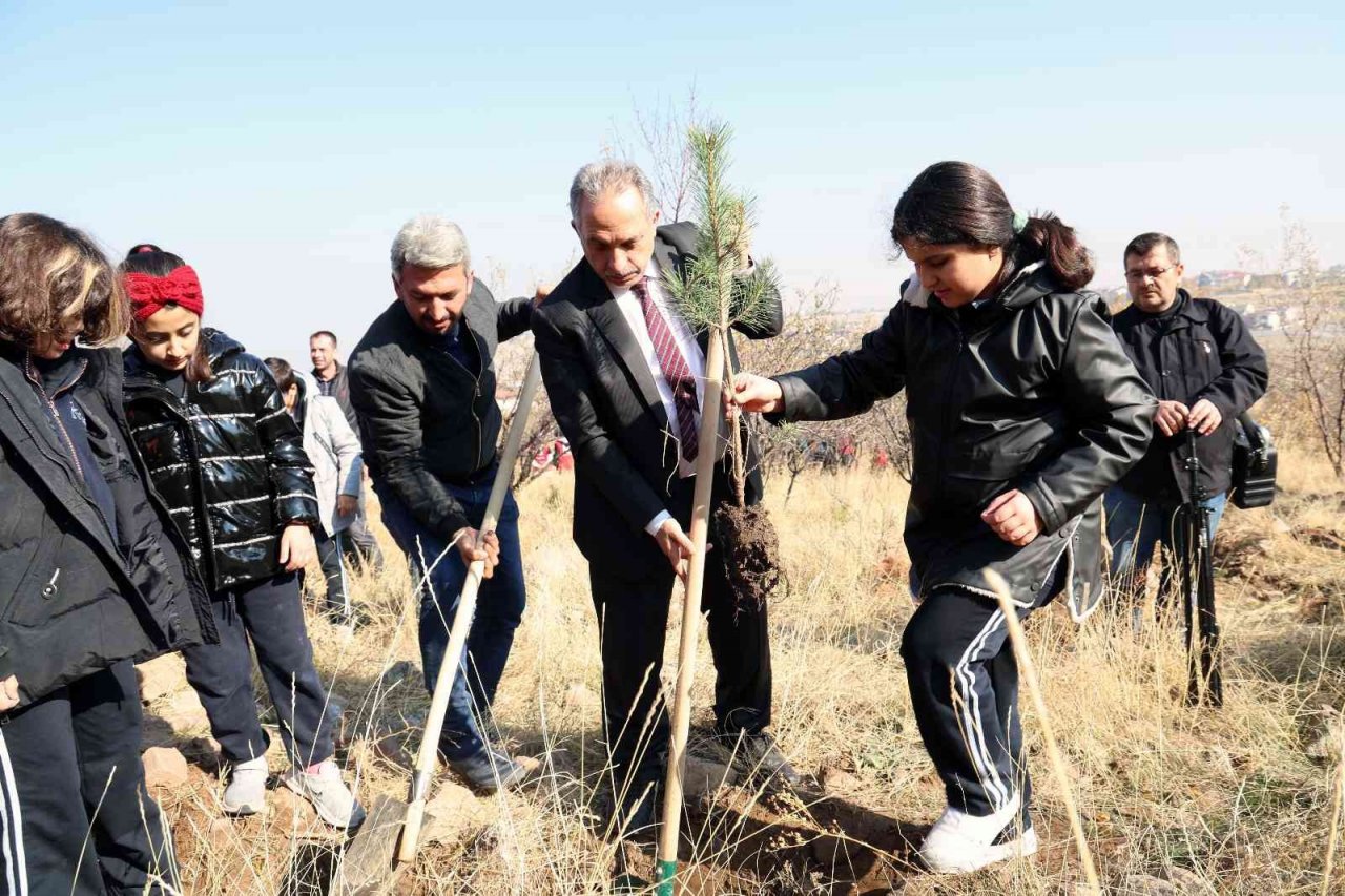 Talas’ta şenlik gibi ağaçlandırma günü
