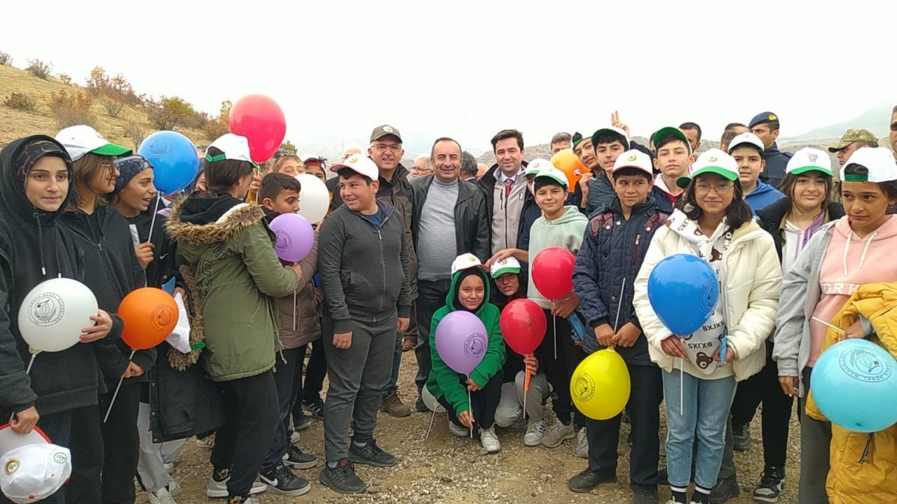 İskilip’te 500 fidan toprakla buluştu