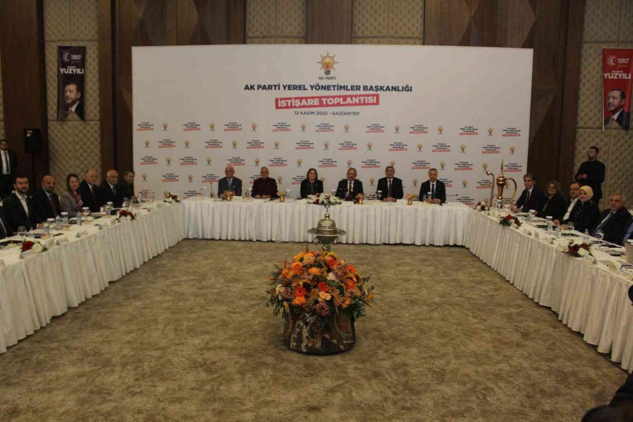 AK Partili Belediye Başkanları İstişare Toplantısı Gaziantep’te yapıldı