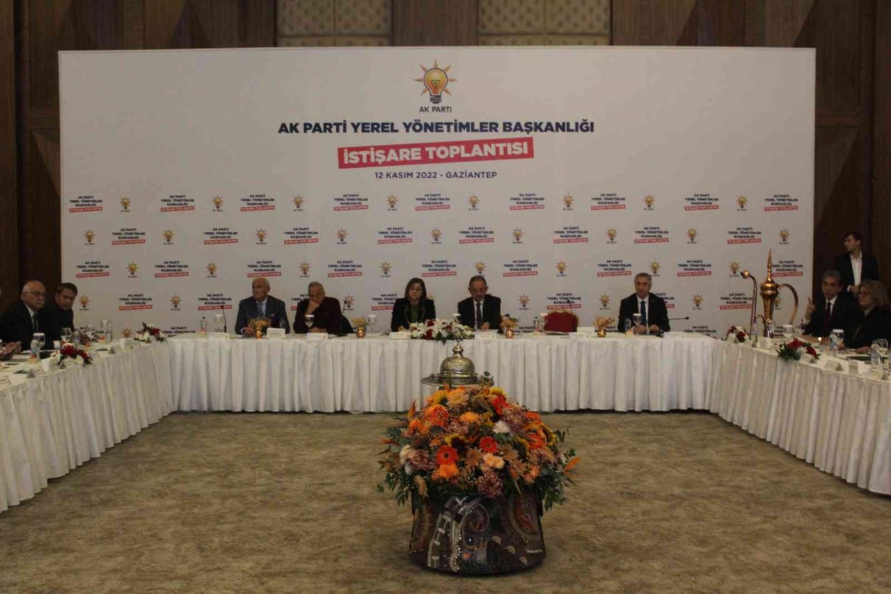 AK Partili Belediye Başkanları İstişare Toplantısı Gaziantep’te yapıldı