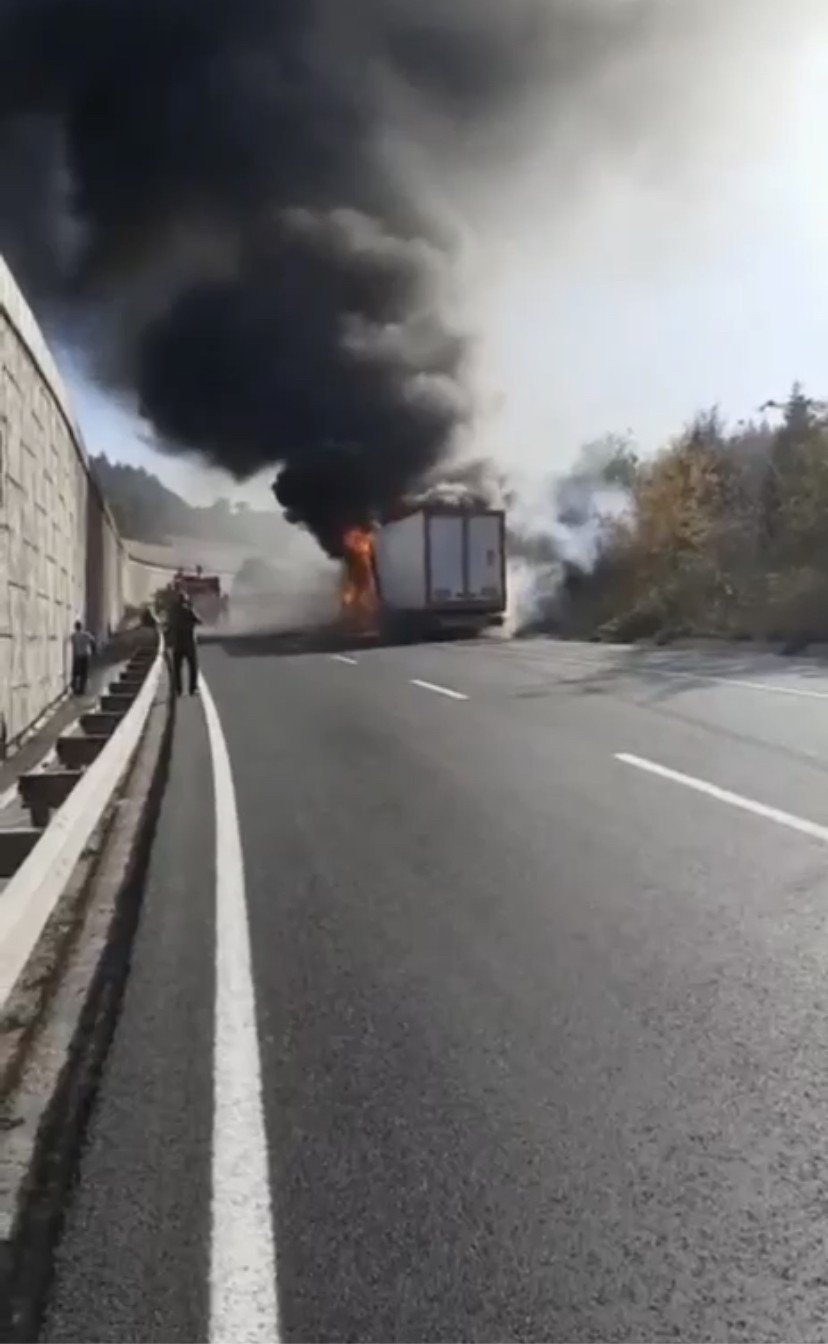 Bursa’da araç yangınları kameralarda