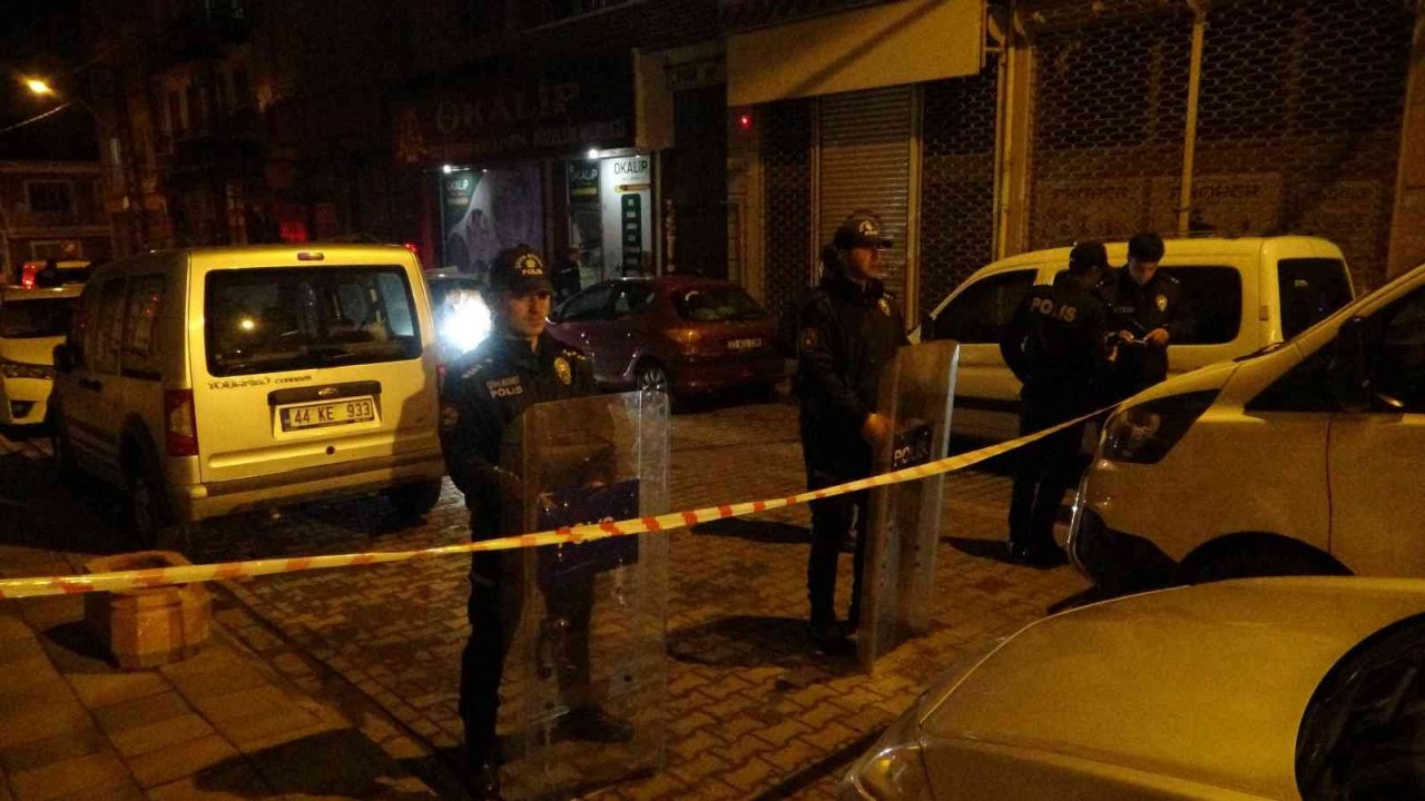 Malatya’da kavga ihbarına giden polis bacağından vuruldu