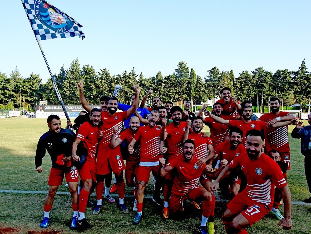 Zorlu maçın galibi Çeşme Belediyespor