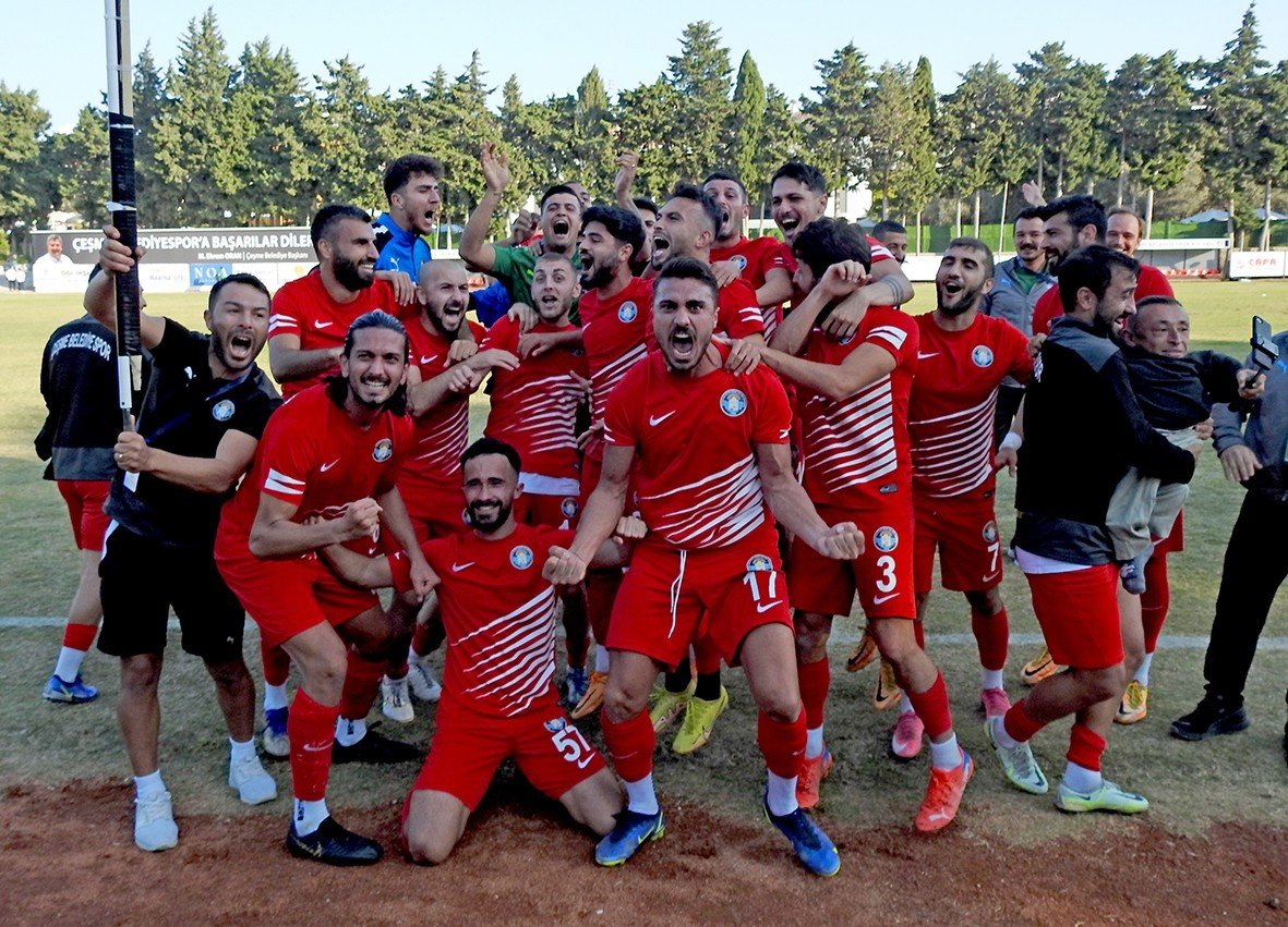 Zorlu maçın galibi Çeşme Belediyespor