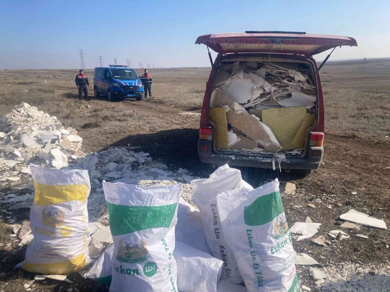 Kaçak hafriyat döken şüpheli yakalandı