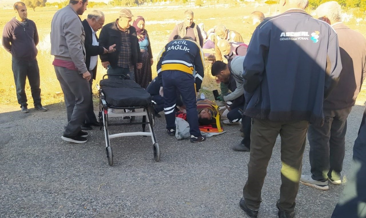 Şarampole yuvarlanan otomobildeki 5 kişi yaralandı