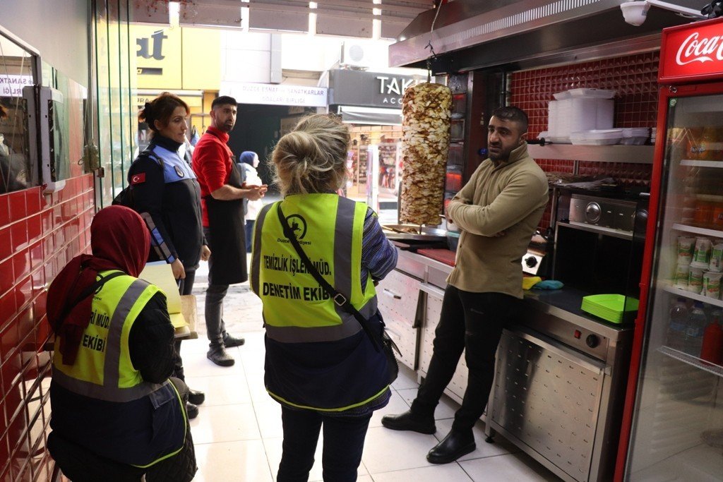 Belediye ekiplerinden atık yağ denetimi