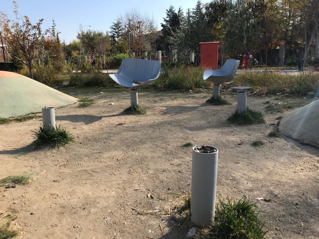 Magandaların yeni hedefi Millet Bahçesi oldu