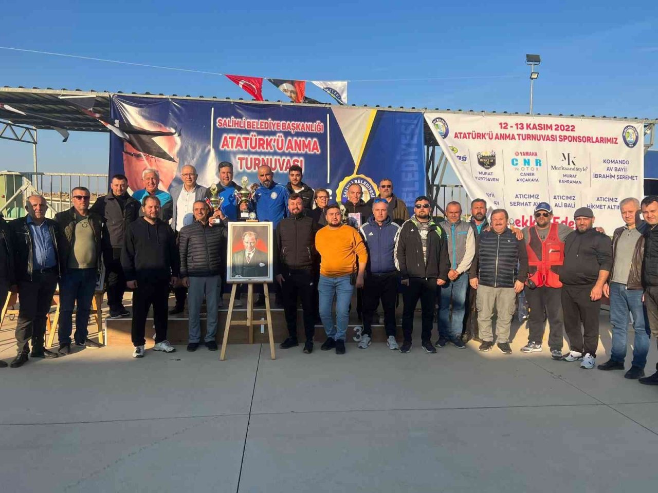 Salihli’de Atatürk’ü Anma Turnuvası’nda dereceye girenlere ödül