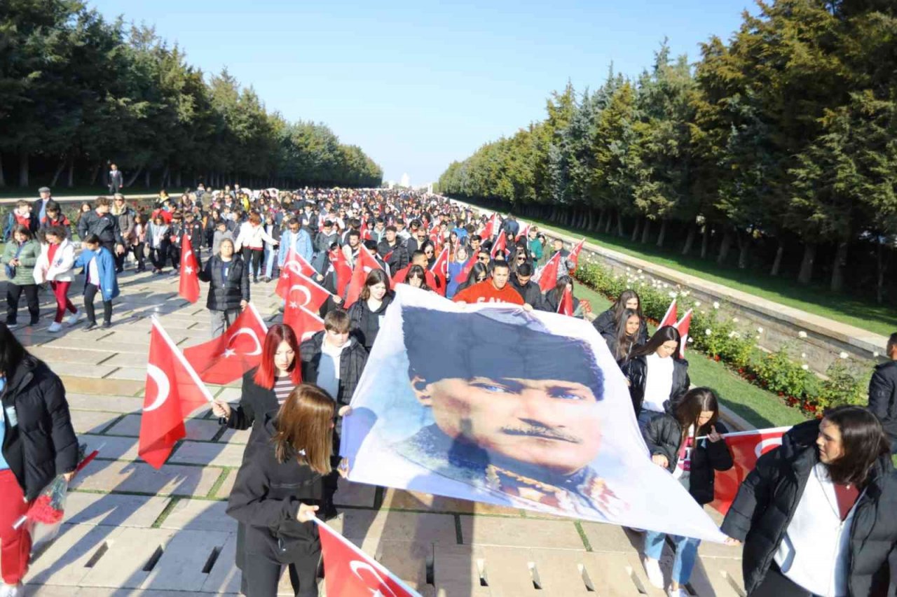 Selçuklu gençler Anıtkabir’de