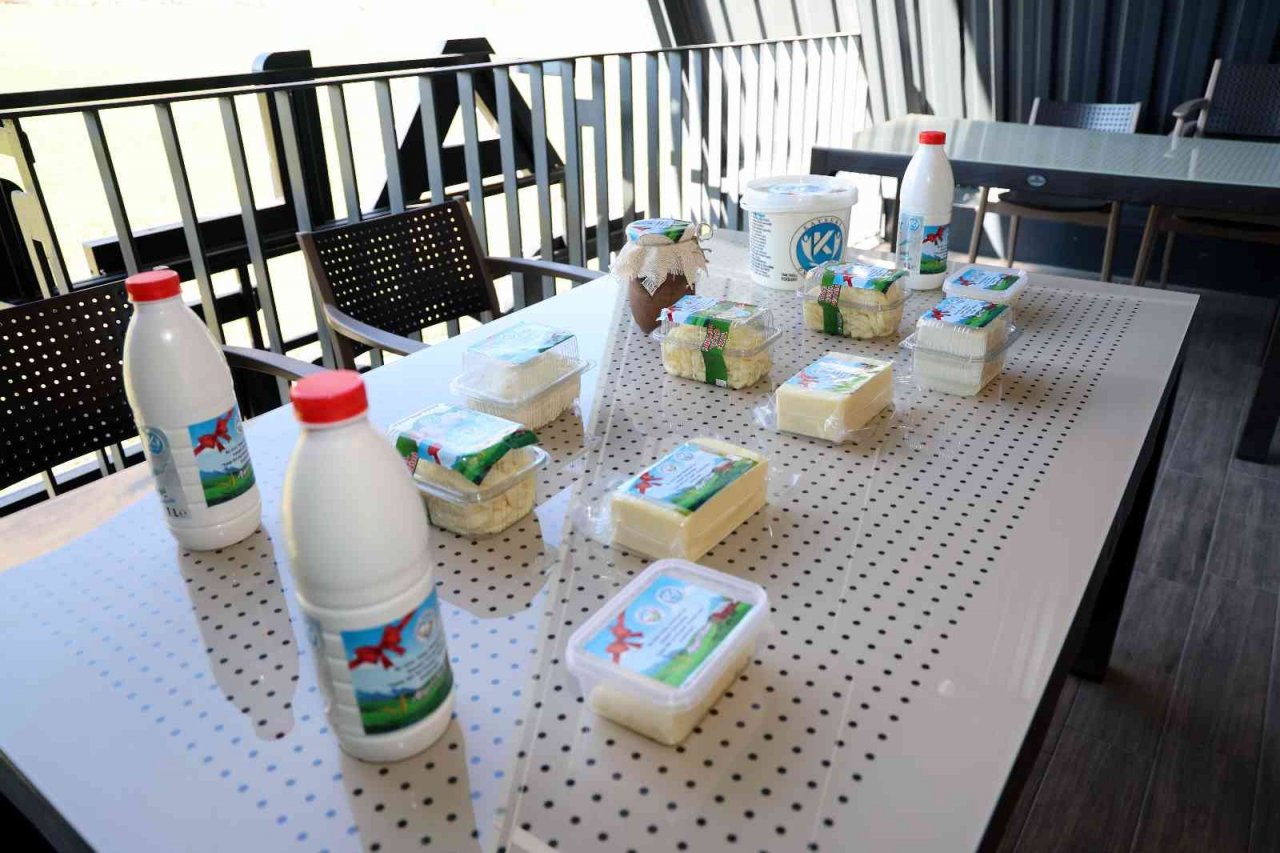 “Talas Süt Evi” ürünleri görücüye çıktı