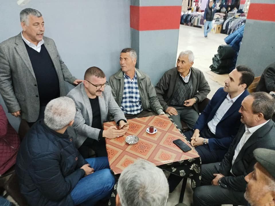 AK Parti heyeti Ezine’de