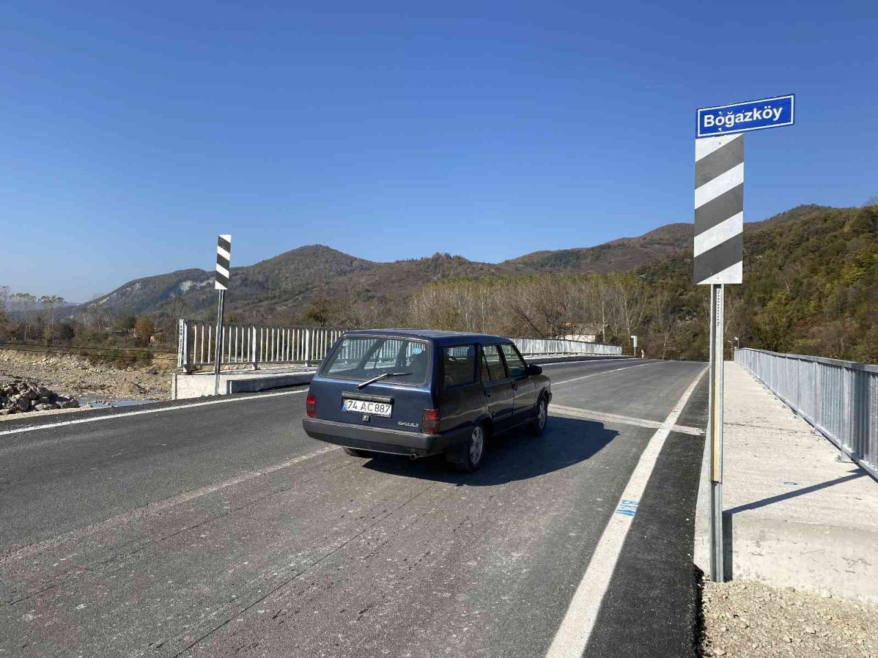 Sel bölgesindeki köprü inşaatı tamamlandı