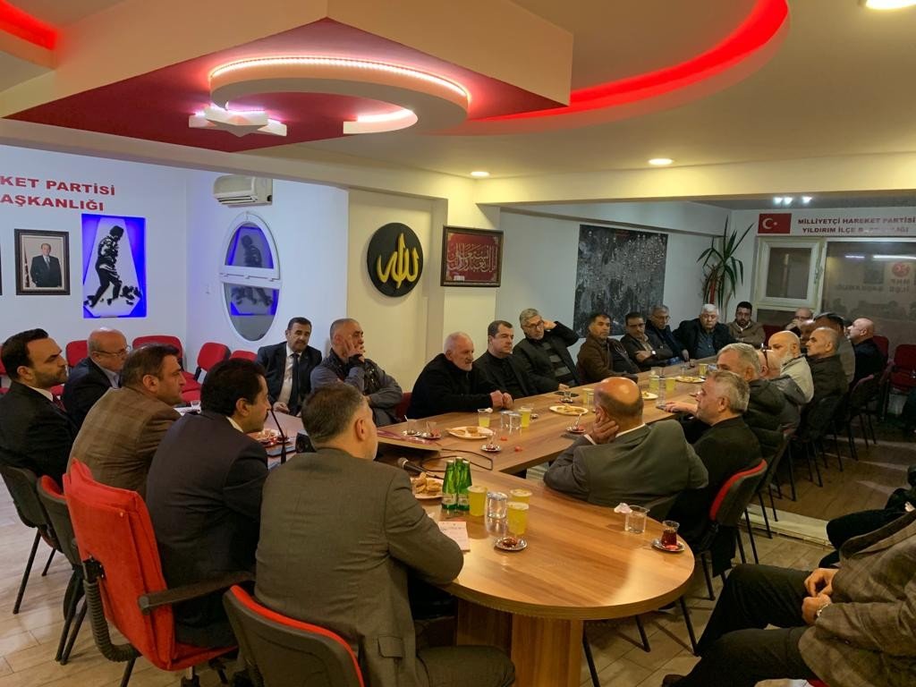 MHP Yıldırım İlçe Teşkilatı istişare toplantısı düzenledi
