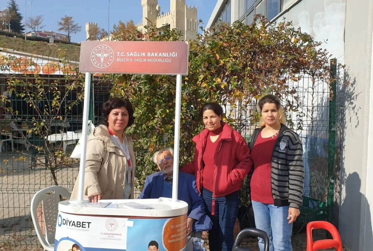 Bilecik’te ‘Diyabet’ stantı açıldı