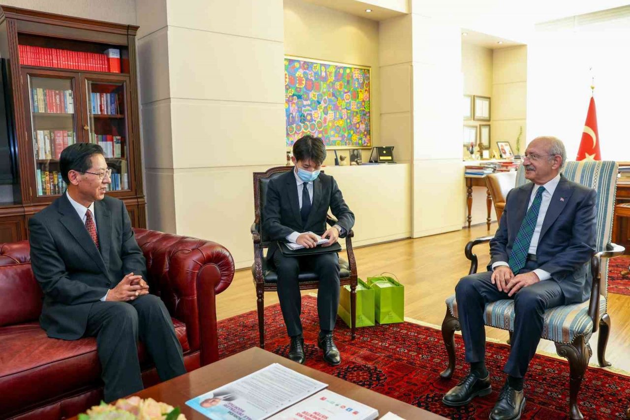 CHP lideri Kılıçdaroğlu, Çin’in Ankara Büyükelçisi Shaobin ile görüştü