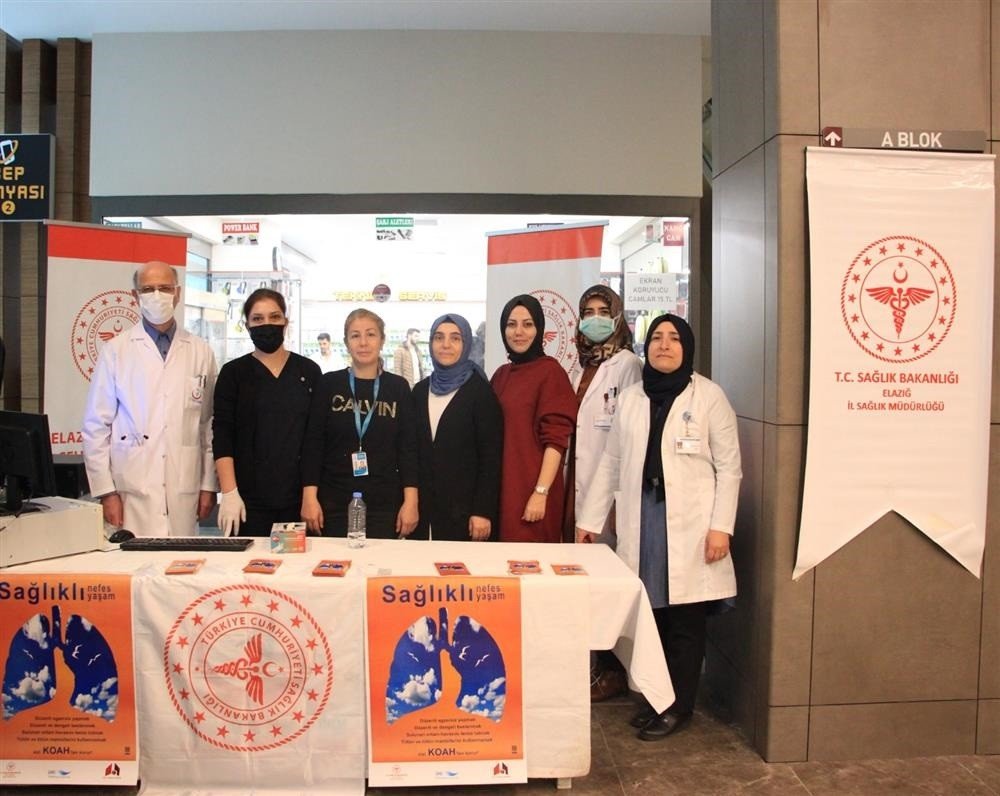 Elazığ’da ‘16 Kasım Dünya KOAH Günü’ etkinliği